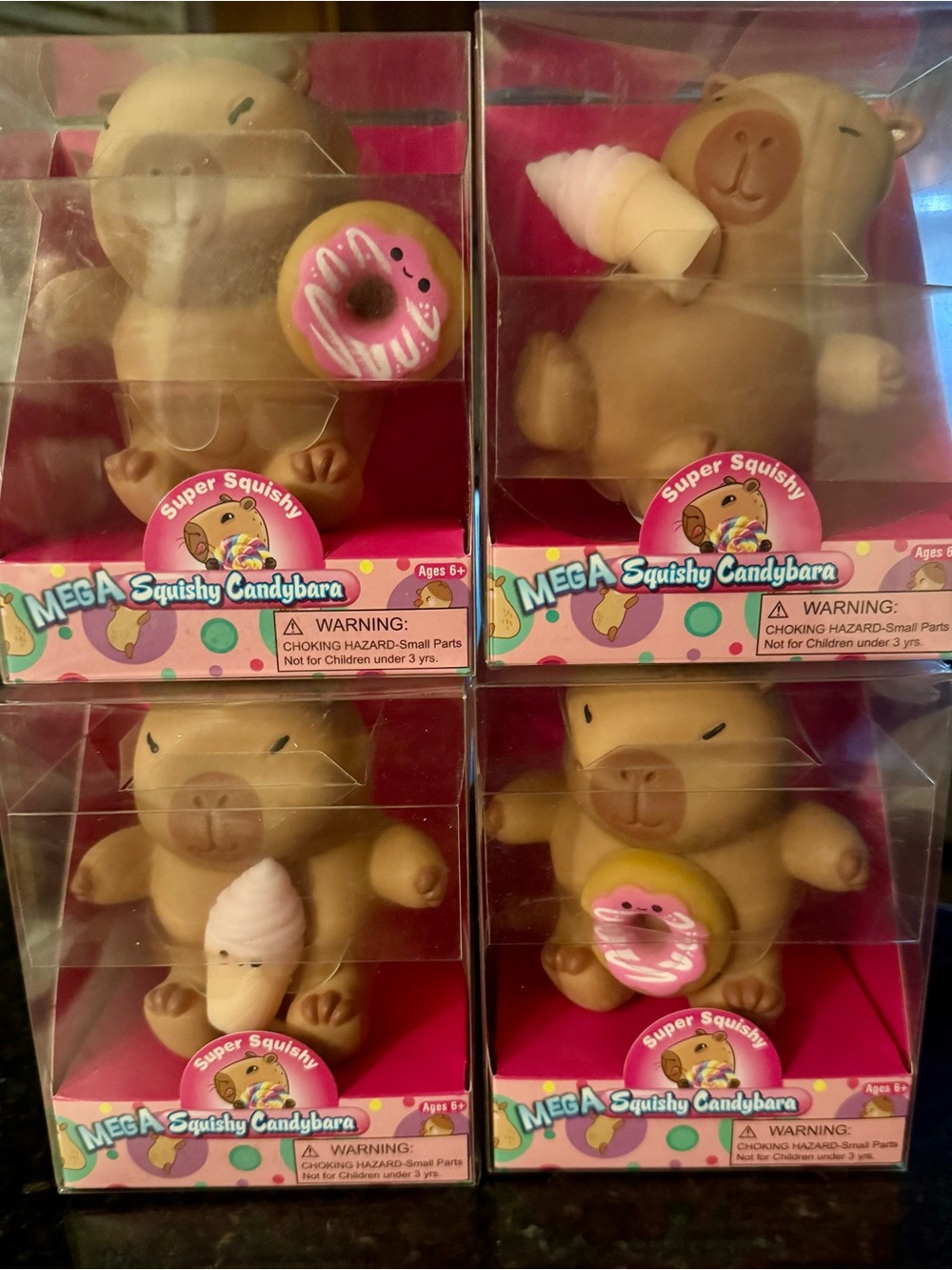 Candybara Squishy- Cutest Little Capybaras With Sweet Treats